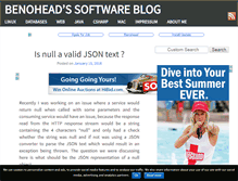 Tablet Screenshot of benohead.com